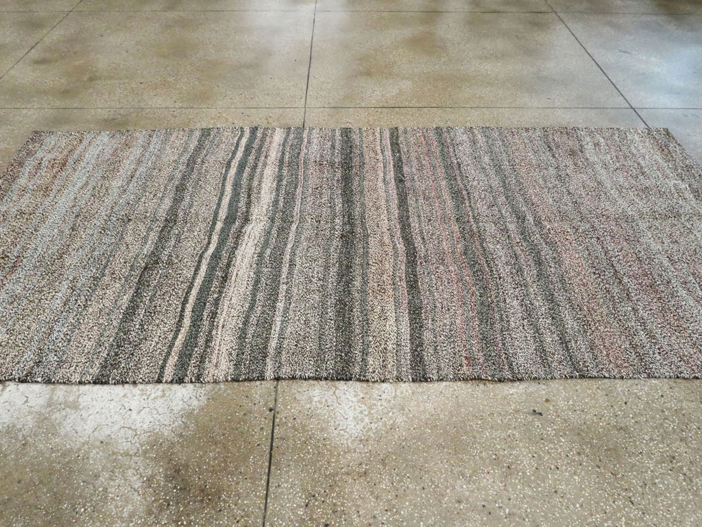 Vintage Persian Flatweave Kilim Gallery Rug, No.25247 - Gss