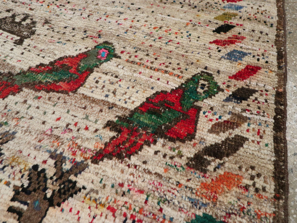 Vintage Persian Gabbeh Rug, No.25255 - Gss