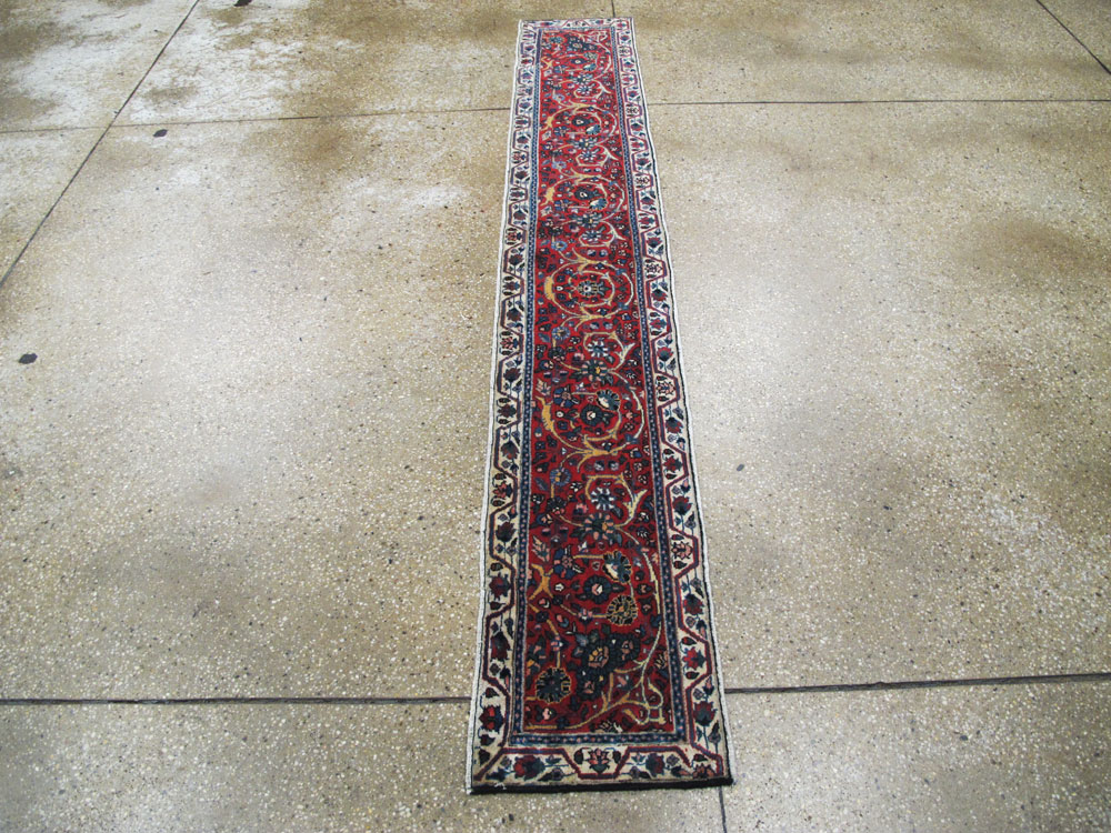 Antique Persian Tabriz Runner, No.25258 - Gss