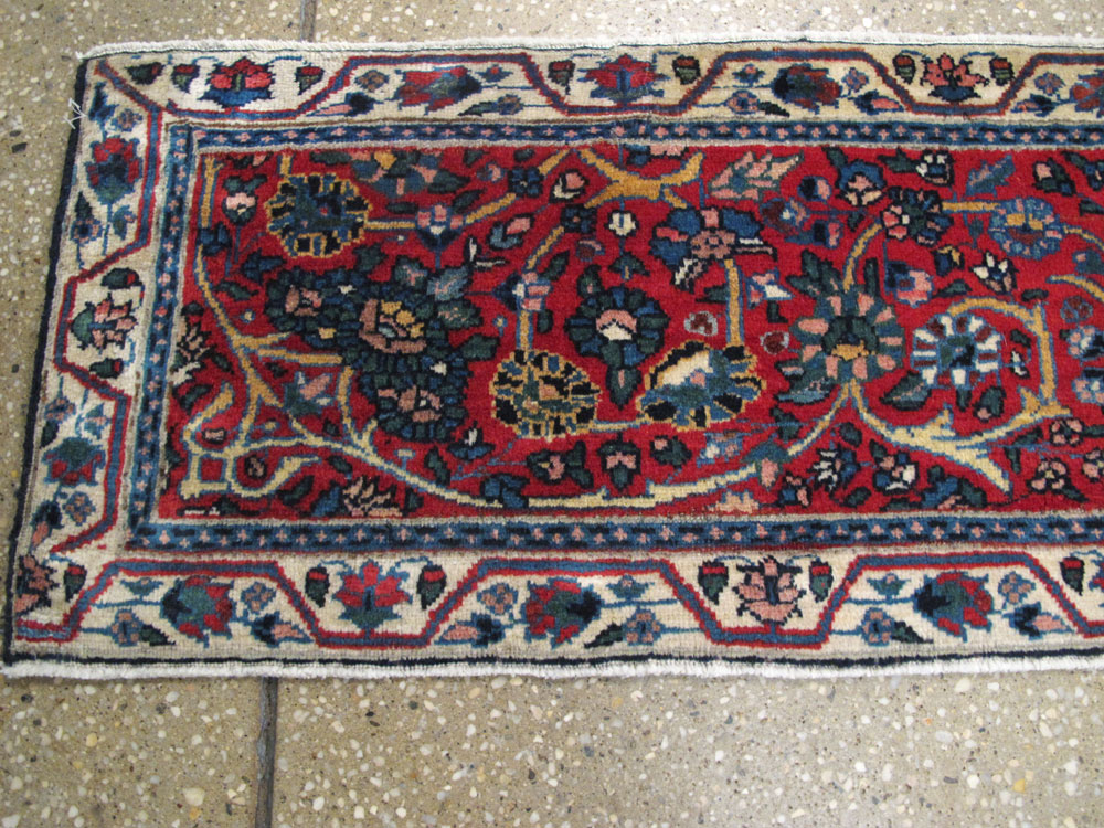 Antique Persian Tabriz Runner, No.25258 - Gss