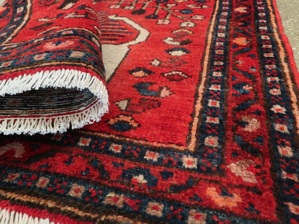 Vintage Persian Hamadan Pictorial Rug (Pair: 1 of 2), No.25261 - Gss