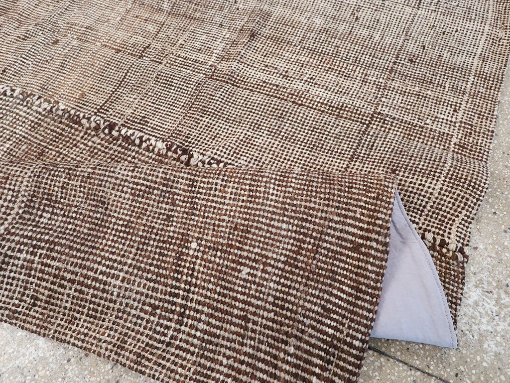 Vintage Persian Flatweave Kilim Square Accent Rug, No.25269 - Gss