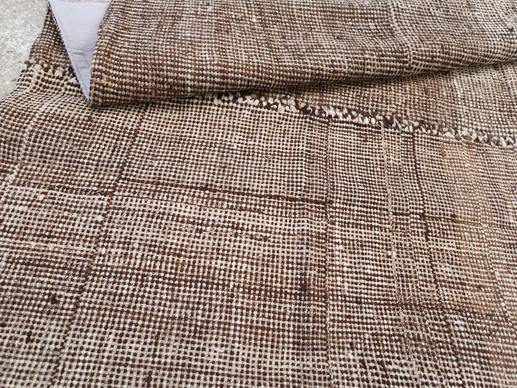 Vintage Persian Flatweave Kilim Square Accent Rug, No.25269 - Gss