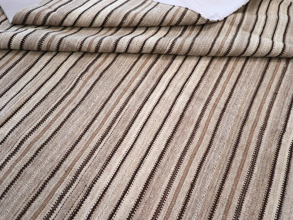 Vintage Persian Flatweave Kilim Room Size Carpet, No.25272 - Gss