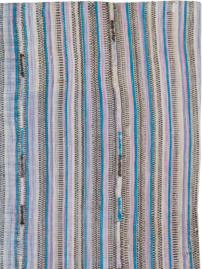 Vintage Persian Flatweave Kilim Accent Rug, No.25279 - Gss