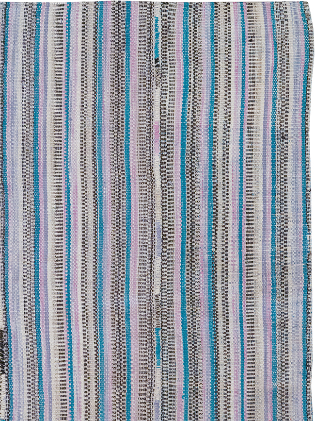 Vintage Persian Flatweave Kilim Accent Rug, No.25279 - Gss