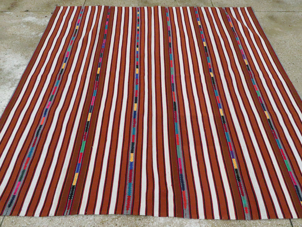 Vintage Persian Flatweave Kilim, No.25280 - Gss