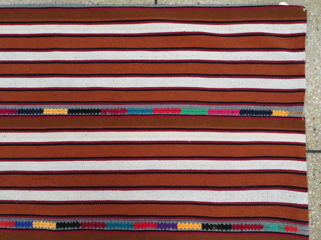 Vintage Persian Flatweave Kilim, No.25280 - Gss