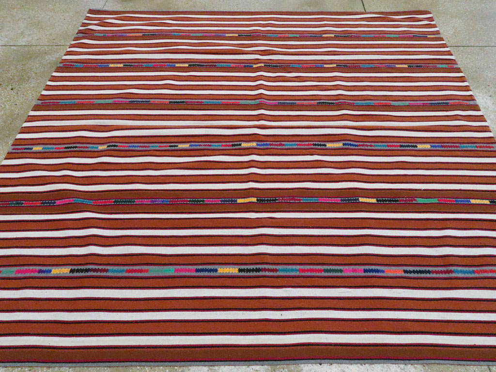 Vintage Persian Flatweave Kilim, No.25280 - Gss