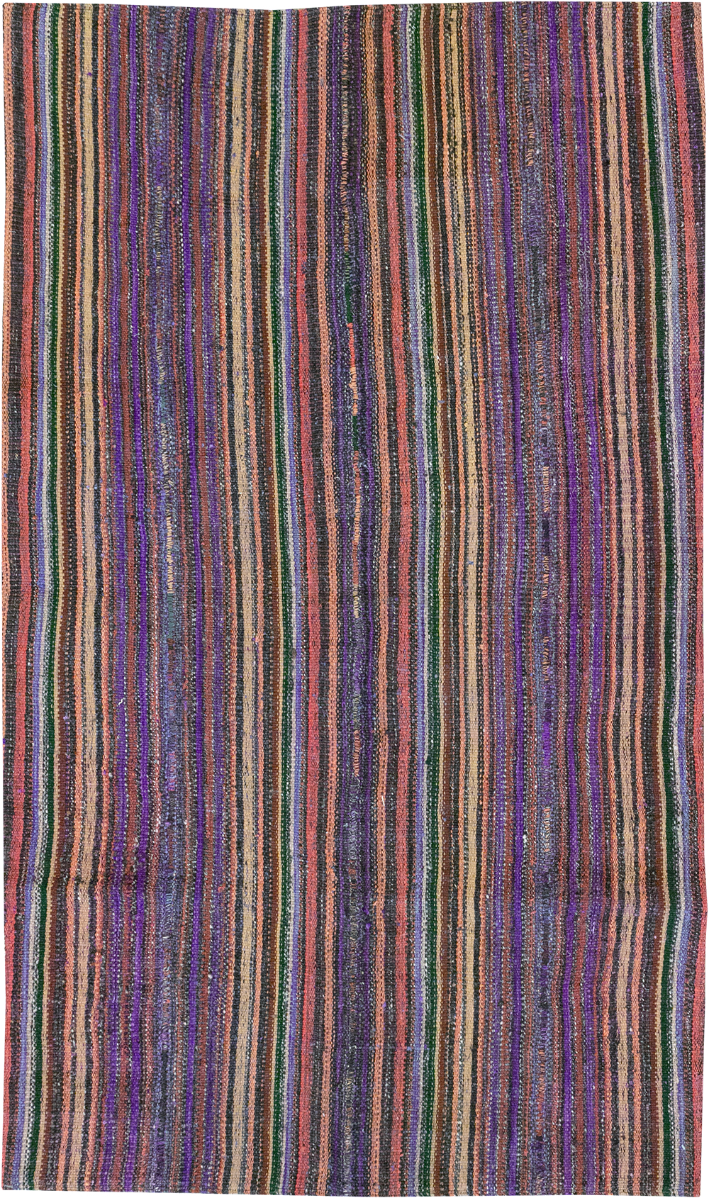 Vintage Persian Flatweave Kilim Accent Rug, No.25282 - Gss