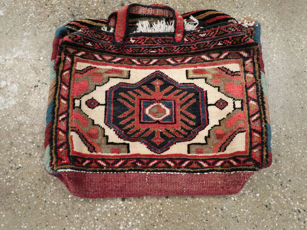 Vintage Persian Afshar Tribal Bag, No.25285 - Gss
