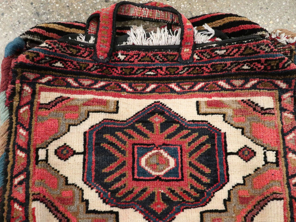 Vintage Persian Afshar Tribal Bag, No.25285 - Gss