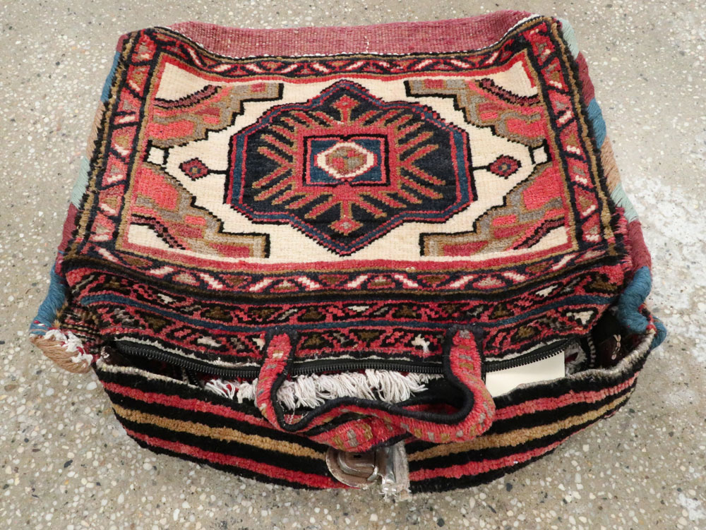 Vintage Persian Afshar Tribal Bag, No.25285 - Gss