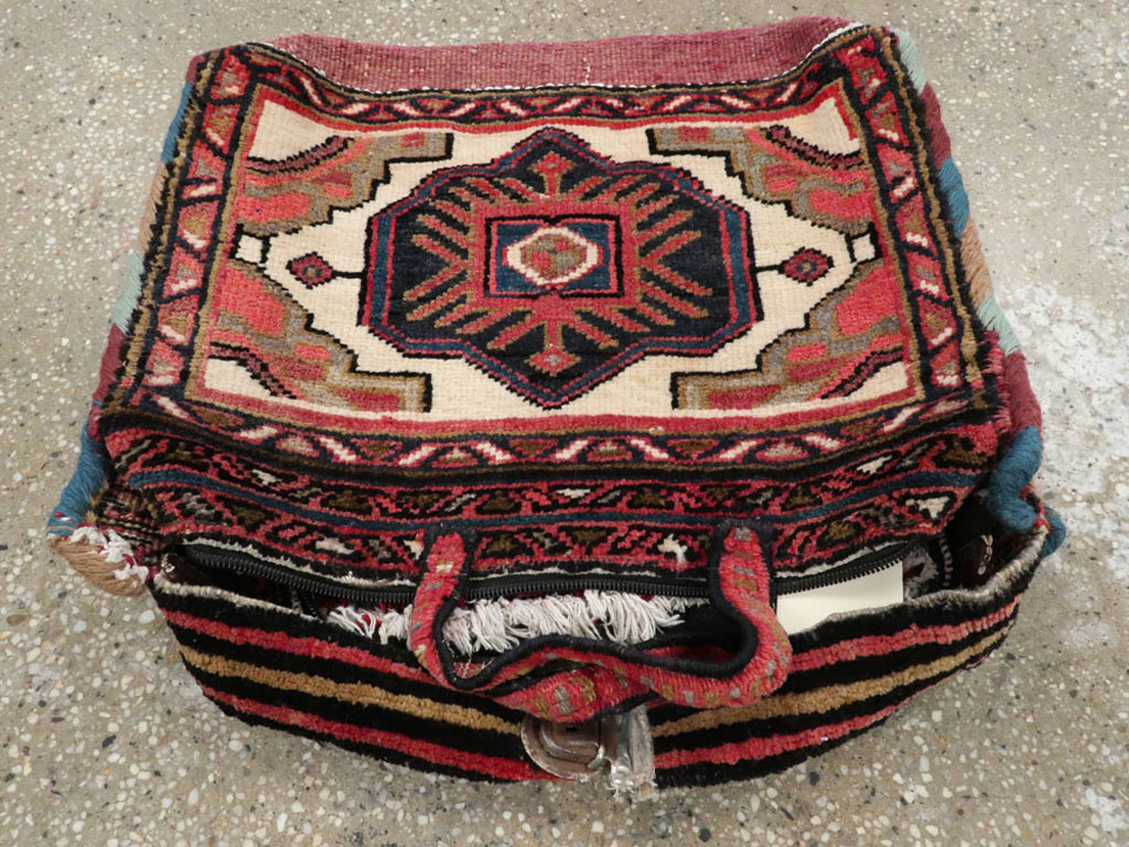 Vintage Persian Afshar Tribal Bag, No.25285 - Gss