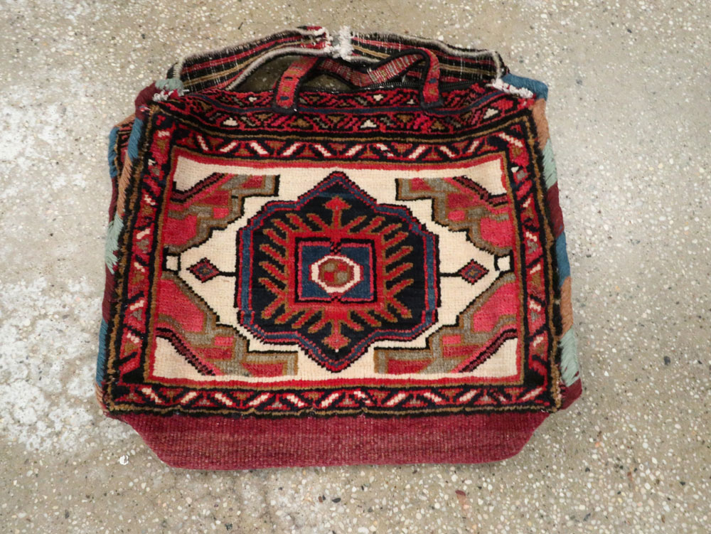 Vintage Persian Afshar Tribal Bag, No.25285 - Gss