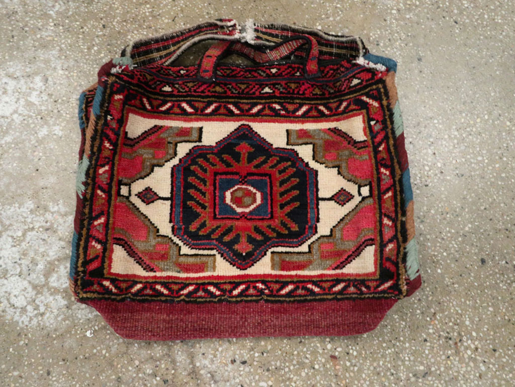 Vintage Persian Afshar Tribal Bag, No.25285 - Gss