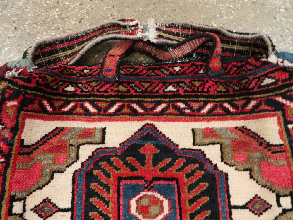 Vintage Persian Afshar Tribal Bag, No.25285 - Gss