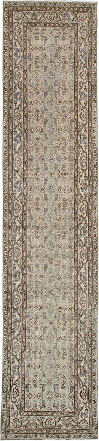 Vintage Persian Malayer Runner (Pair: 1 of 2), No.25289 - Gss