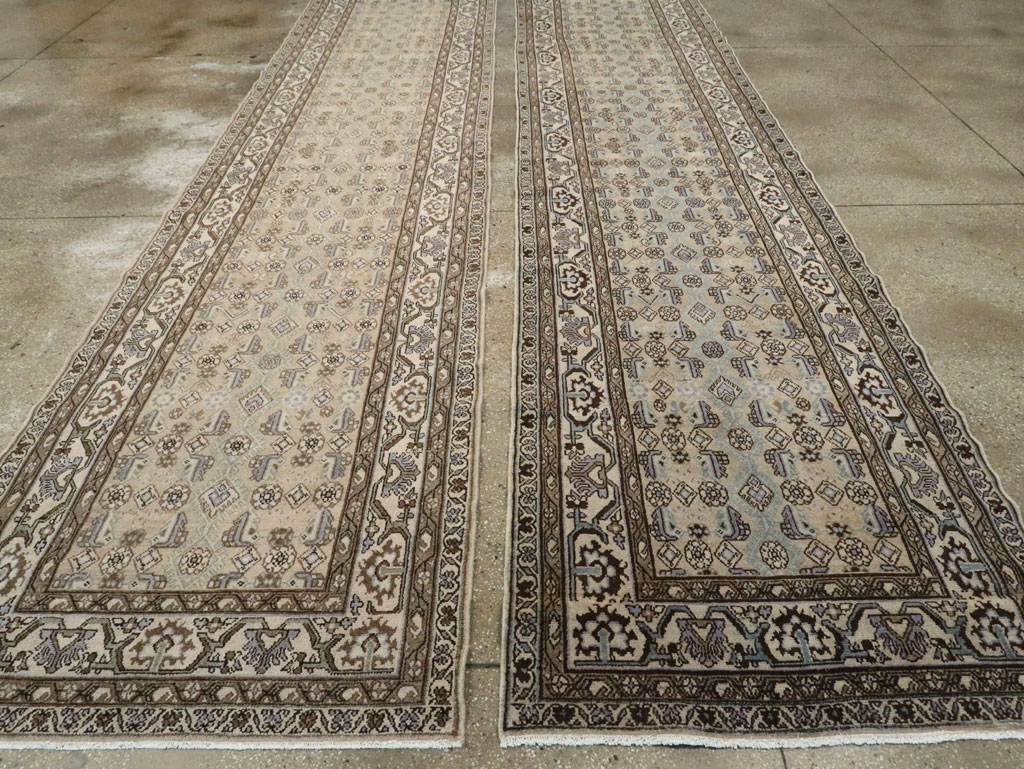 Vintage Persian Malayer Runner (Pair: 1 of 2), No.25289 - Gss