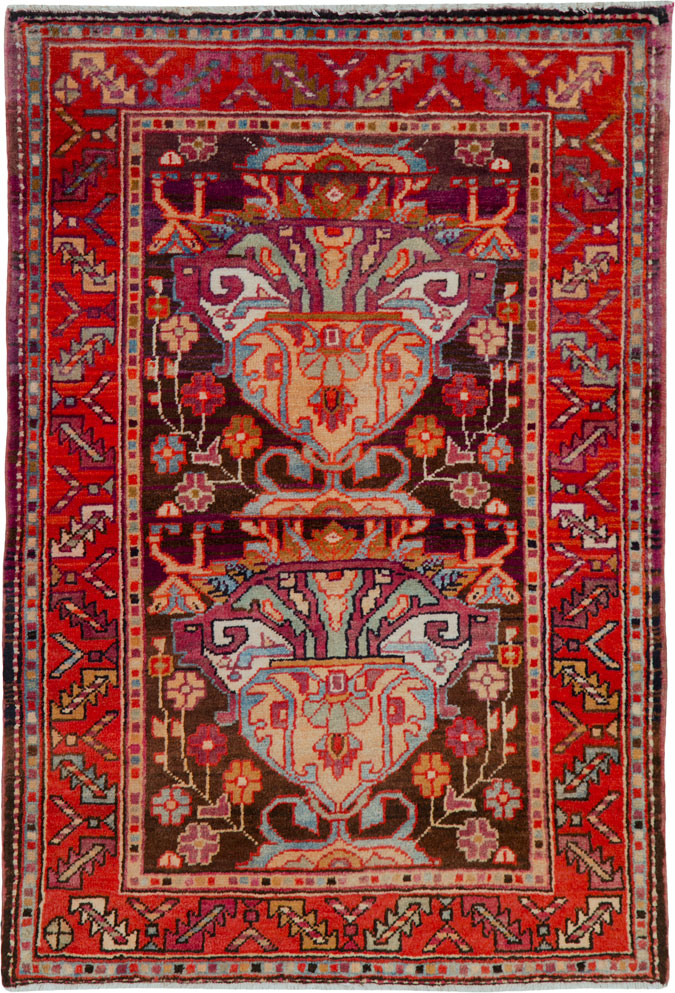 Vintage Persian Hamadan Rug, No.25295 - Gss