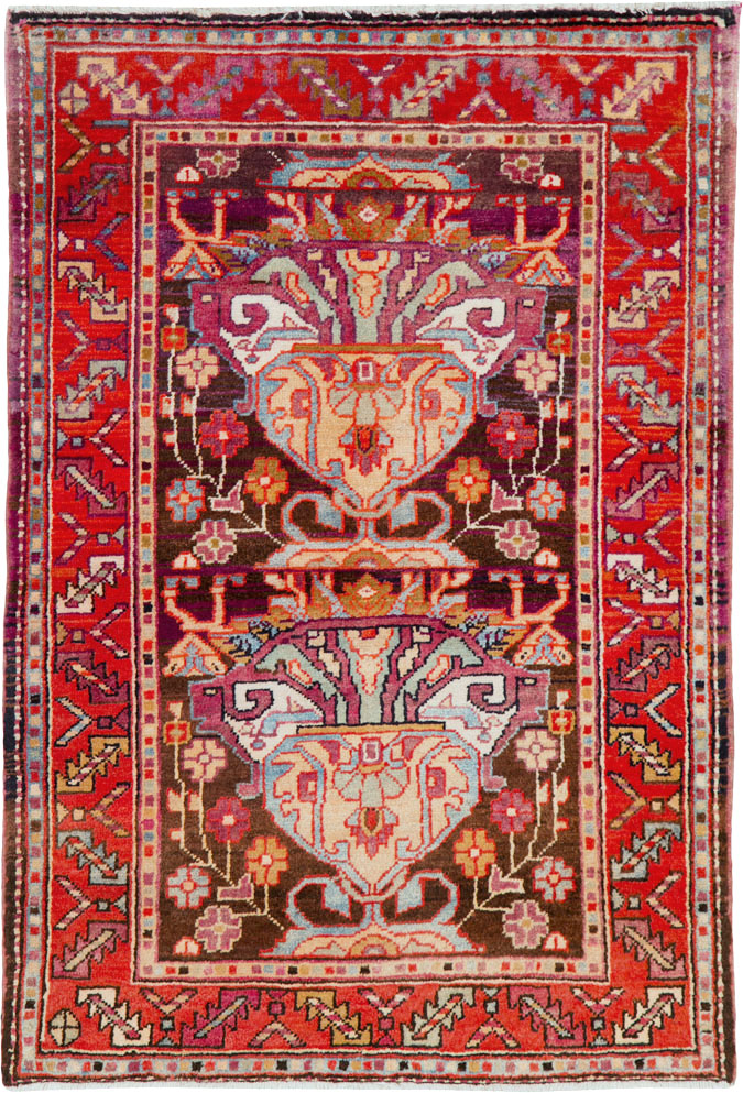 Vintage Persian Hamadan Rug, No.25295 - Gss