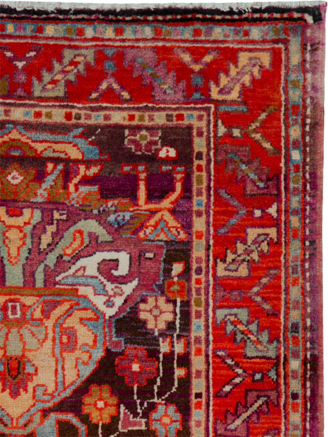 Vintage Persian Hamadan Rug, No.25295 - Gss