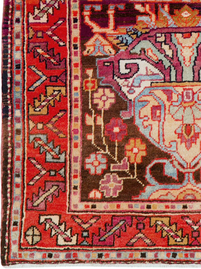 Vintage Persian Hamadan Rug, No.25295 - Gss