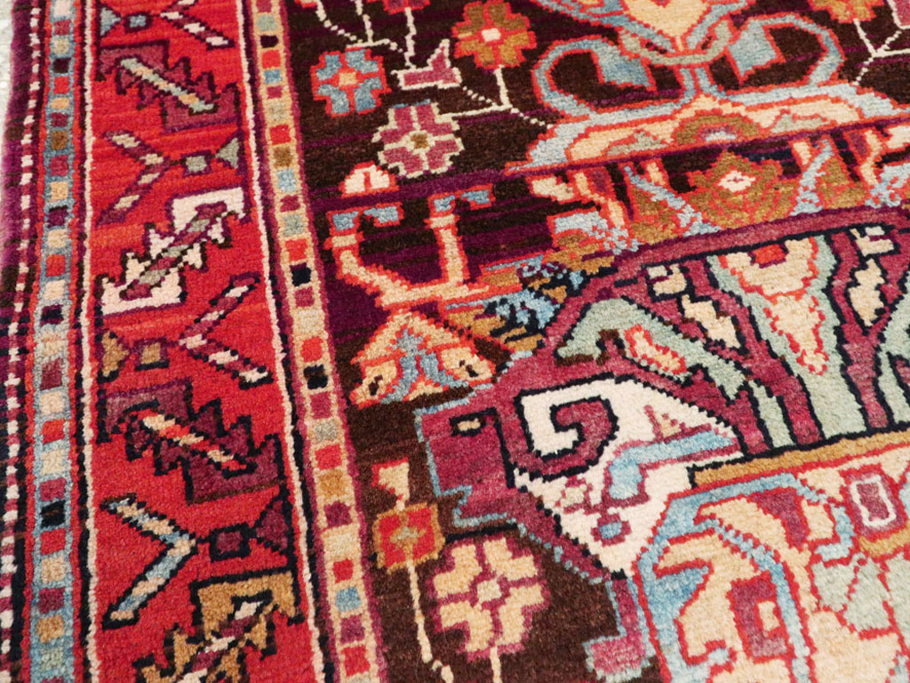 Vintage Persian Hamadan Rug, No.25295 - Gss