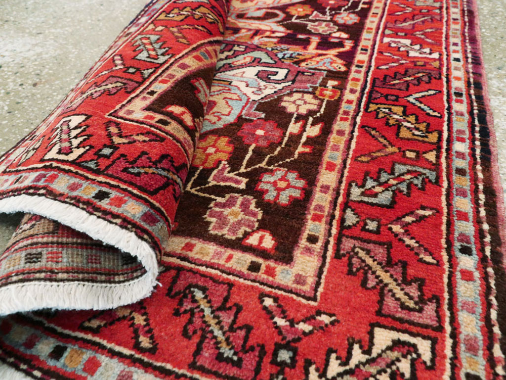 Vintage Persian Hamadan Rug, No.25295 - Gss