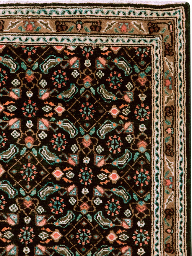 Vintage Persian Hamadan Rug, No.25298 - Gss