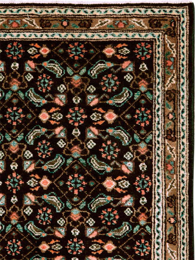 Vintage Persian Hamadan Rug, No.25298 - Gss