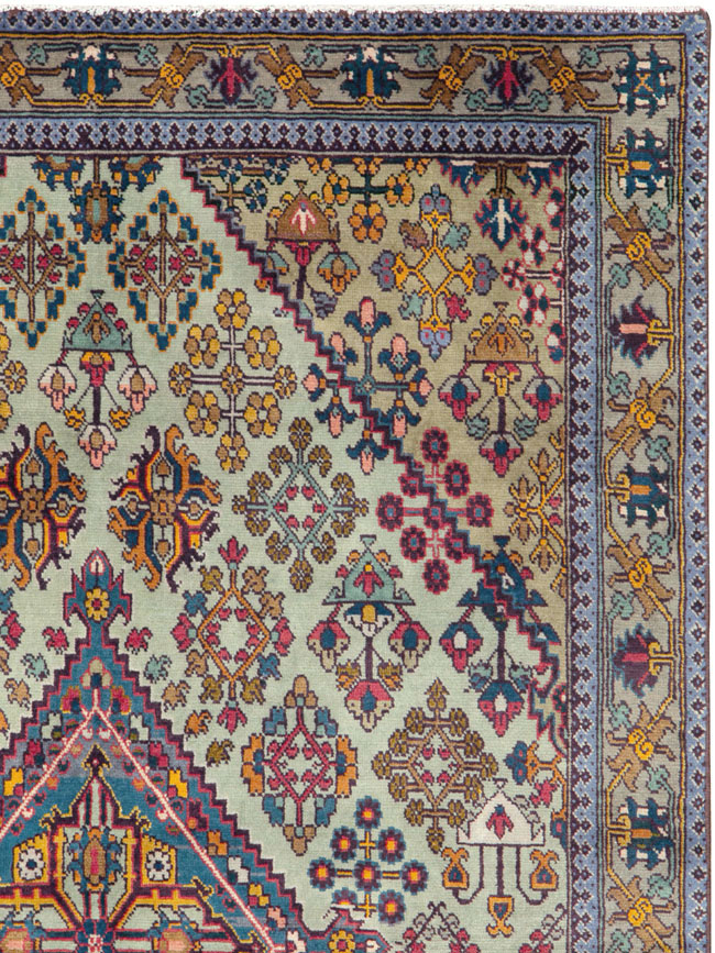 Vintage Persian Joshegan Rug (Pair: 1 of 2), No.25299 - Gss