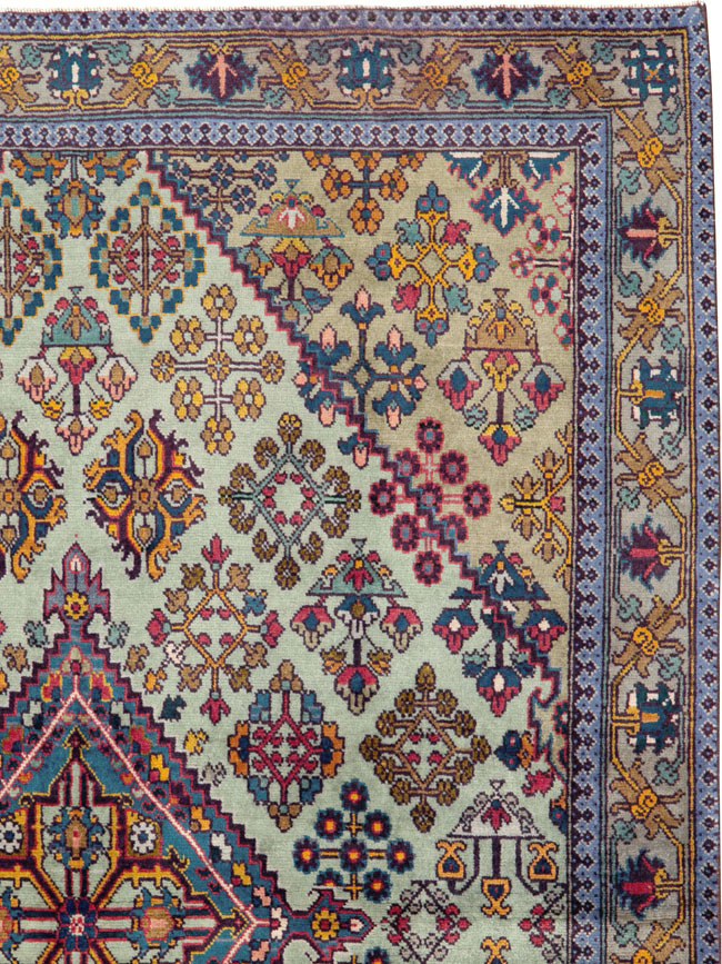 Vintage Persian Joshegan Rug (Pair: 1 of 2), No.25299 - Gss