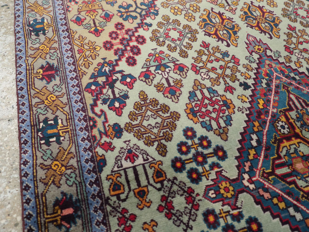 Vintage Persian Joshegan Rug (Pair: 1 of 2), No.25299 - Gss