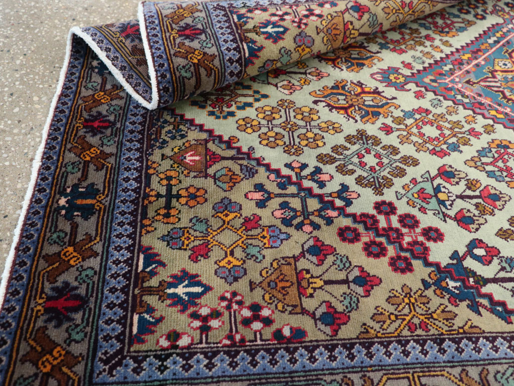 Vintage Persian Joshegan Rug (Pair: 1 of 2), No.25299 - Gss