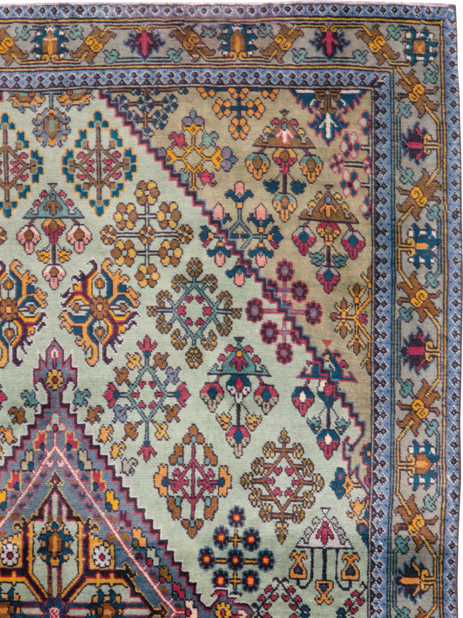 Vintage Persian Joshegan Rug (Pair: 2 of 2), No.25300 - Gss