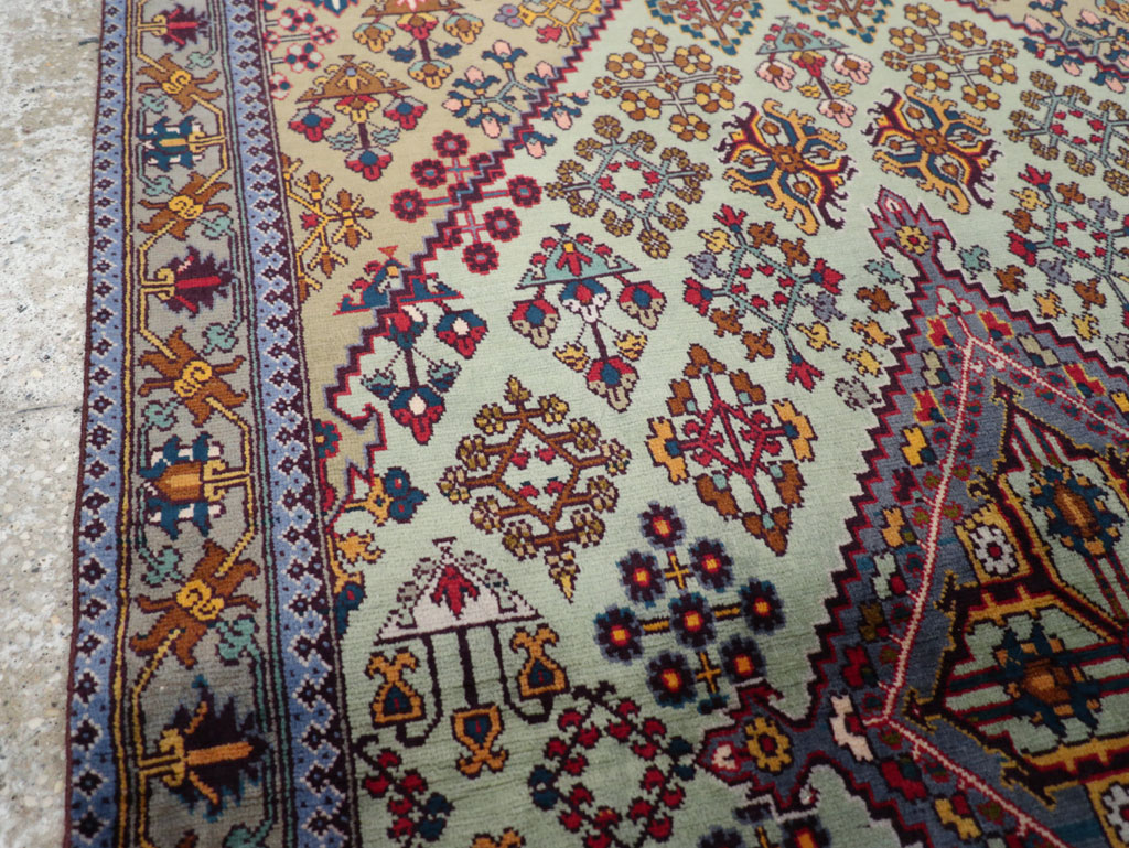 Vintage Persian Joshegan Rug (Pair: 2 of 2), No.25300 - Gss