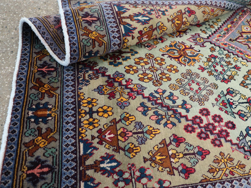 Vintage Persian Joshegan Rug (Pair: 2 of 2), No.25300 - Gss