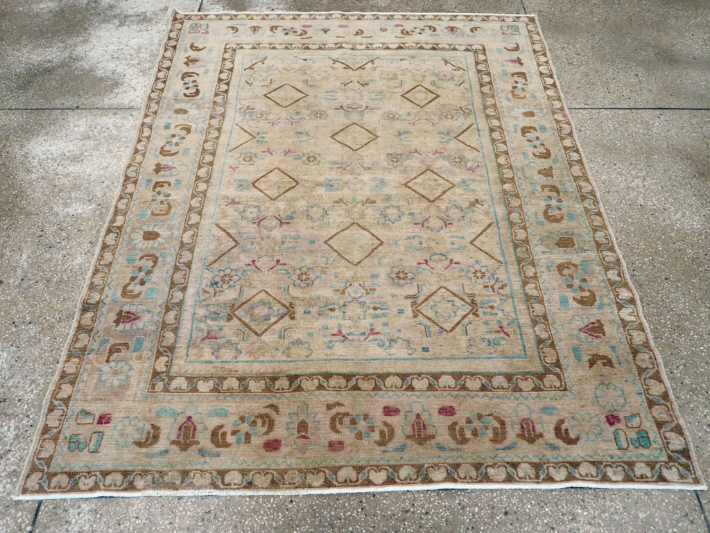 Vintage Persian Malayer Rug, No.25303 - Gss