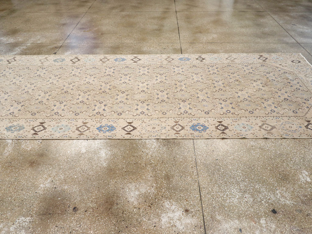 Vintage Persian Malayer Wide Gallery Runner, No.25308 - Gss