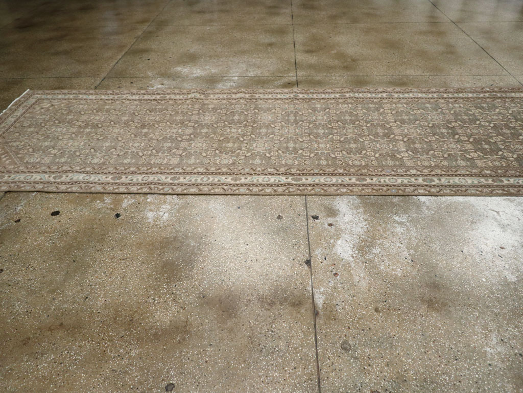 Vintage Persian Malayer Wide Gallery Runner, No.25309 - Gss