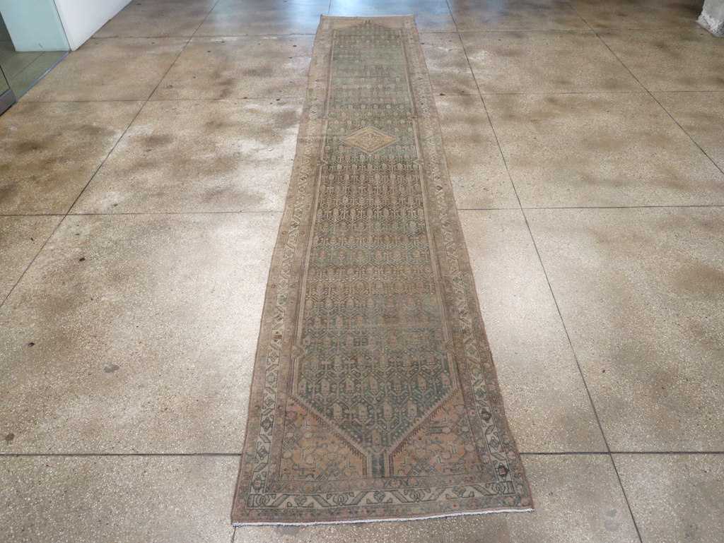Vintage Persian Malayer Runner, No.25318 - Gss