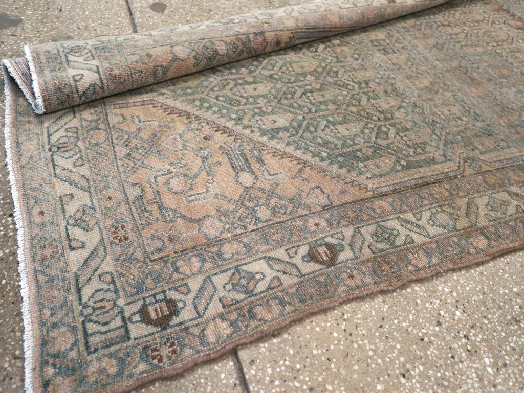 Vintage Persian Malayer Runner, No.25318 - Gss