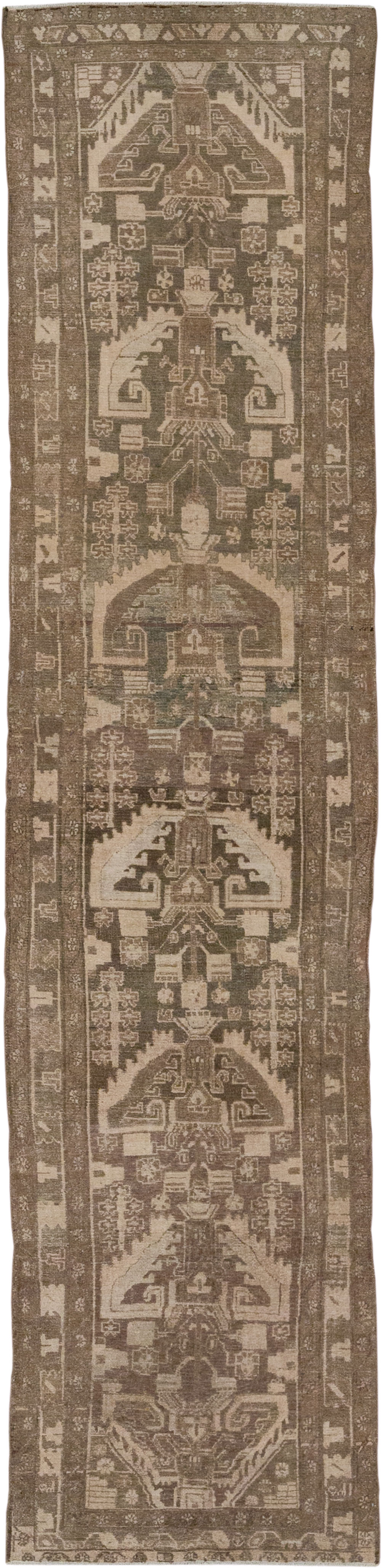 Vintage Persian Malayer Runner, No.25320 - Gss