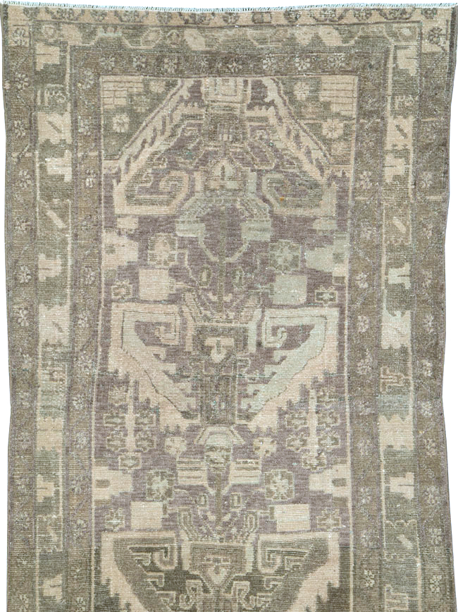 Vintage Persian Malayer Runner, No.25320 - Gss