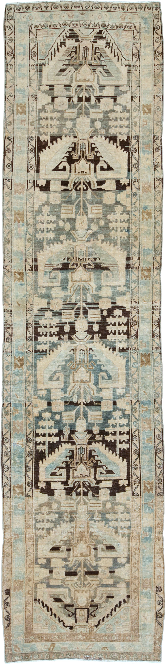 Antique Persian Malayer Runner, No.25321 - Gss