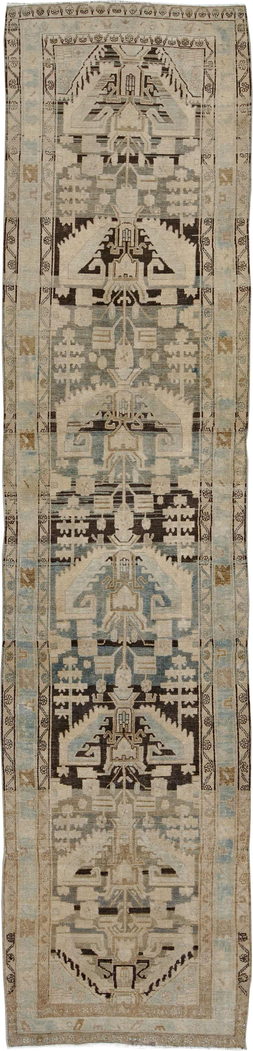 Antique Persian Malayer Runner, No.25321 - Gss