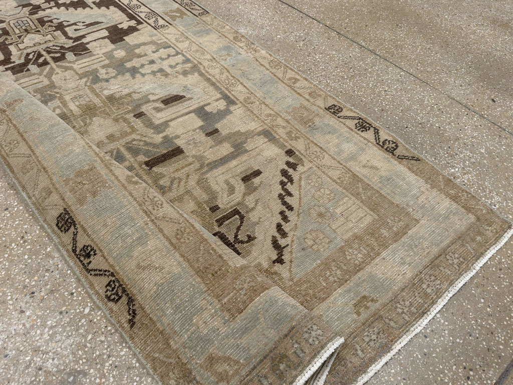 Antique Persian Malayer Runner, No.25321 - Gss