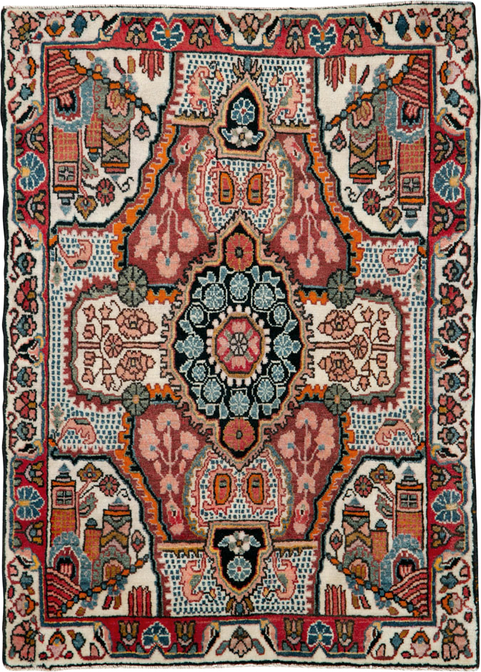 Vintage Persian Sarouk Rug, No.25325 - Gss