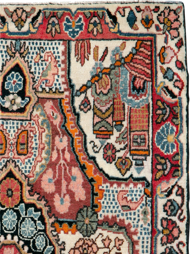 Vintage Persian Sarouk Rug, No.25325 - Gss